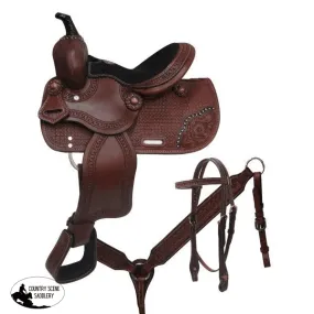10" Double T  Youth/pony saddle set.Semi Quarter Horse