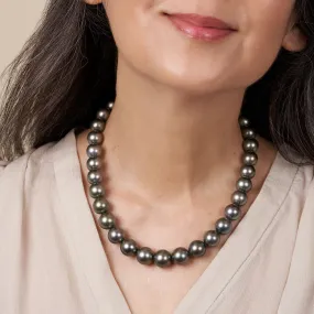 12.0-13.8 mm AA /AAA Tahitian Round Pearl Necklace
