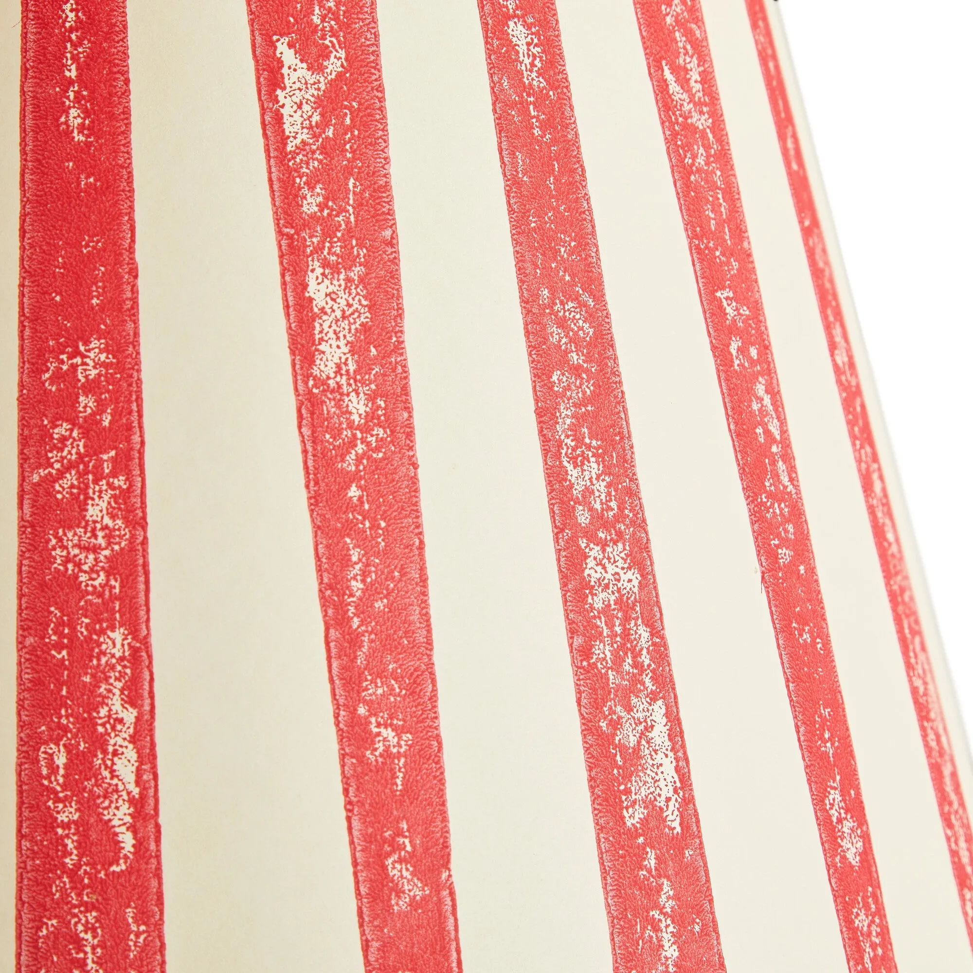 12cm tall tapered clip on shade in scarlet tapers hand painted card