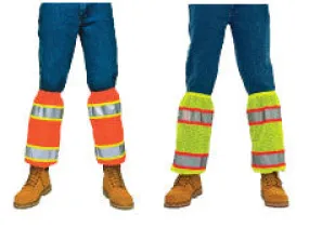 3A Safety - Cool Mesh Shin Reflectors Lime Color