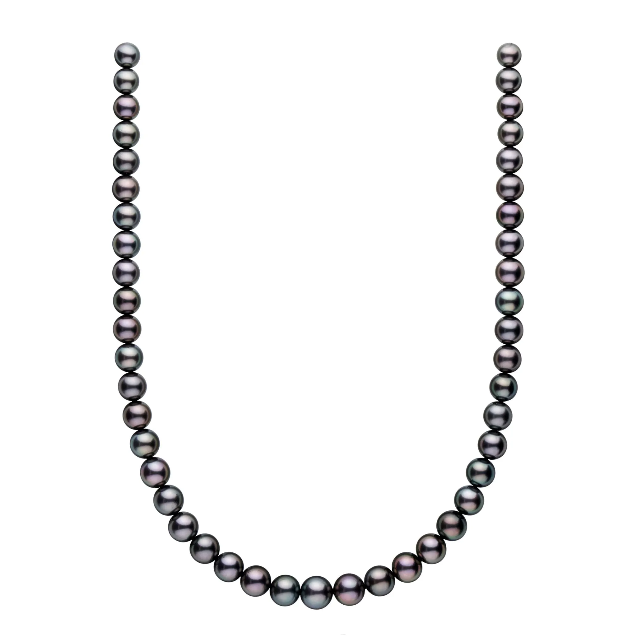 8.0-10.6 mm AAA Tahitian Round Pearl Necklace