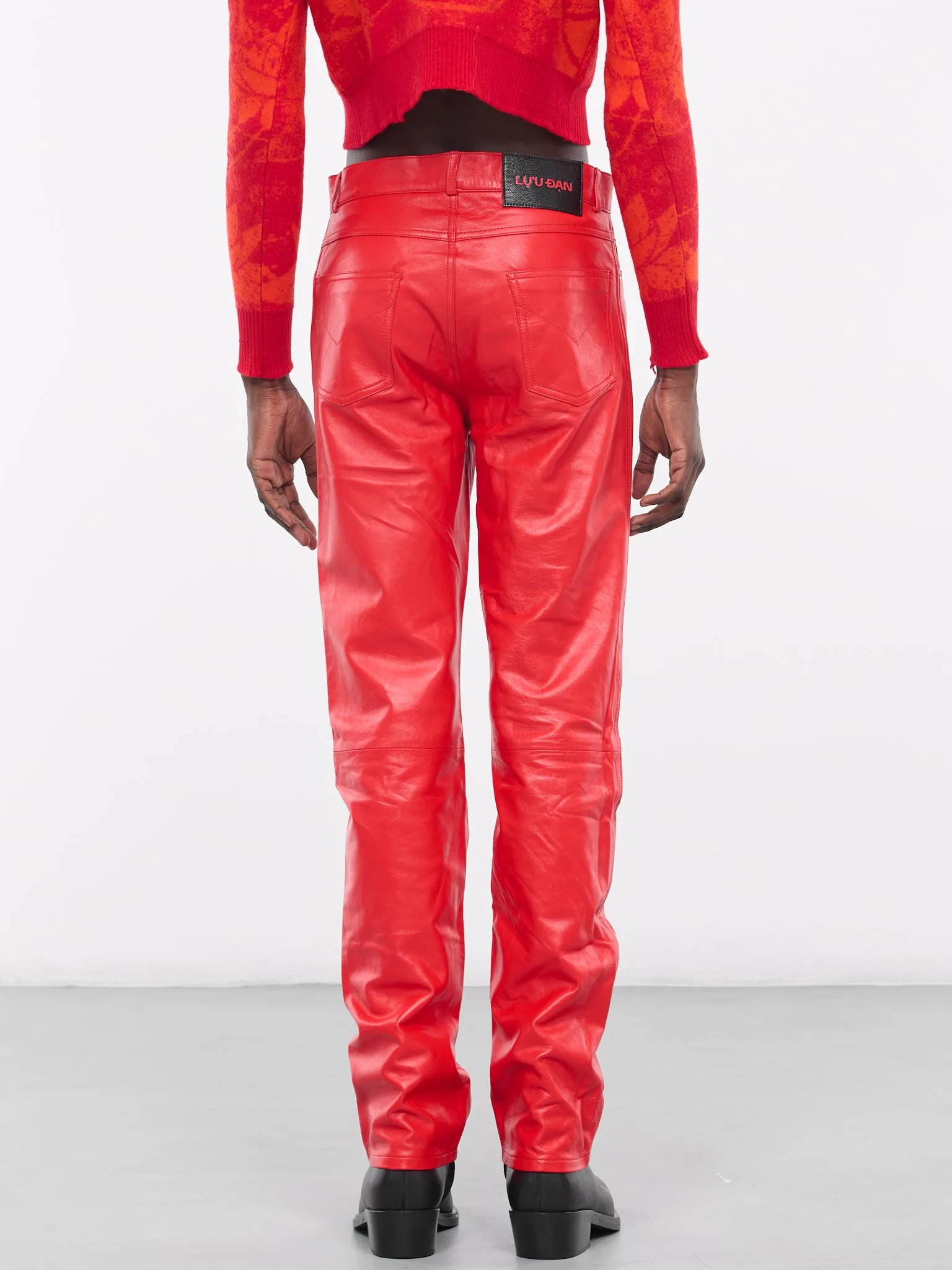 90's Straight Pants (MP005LE-RED)