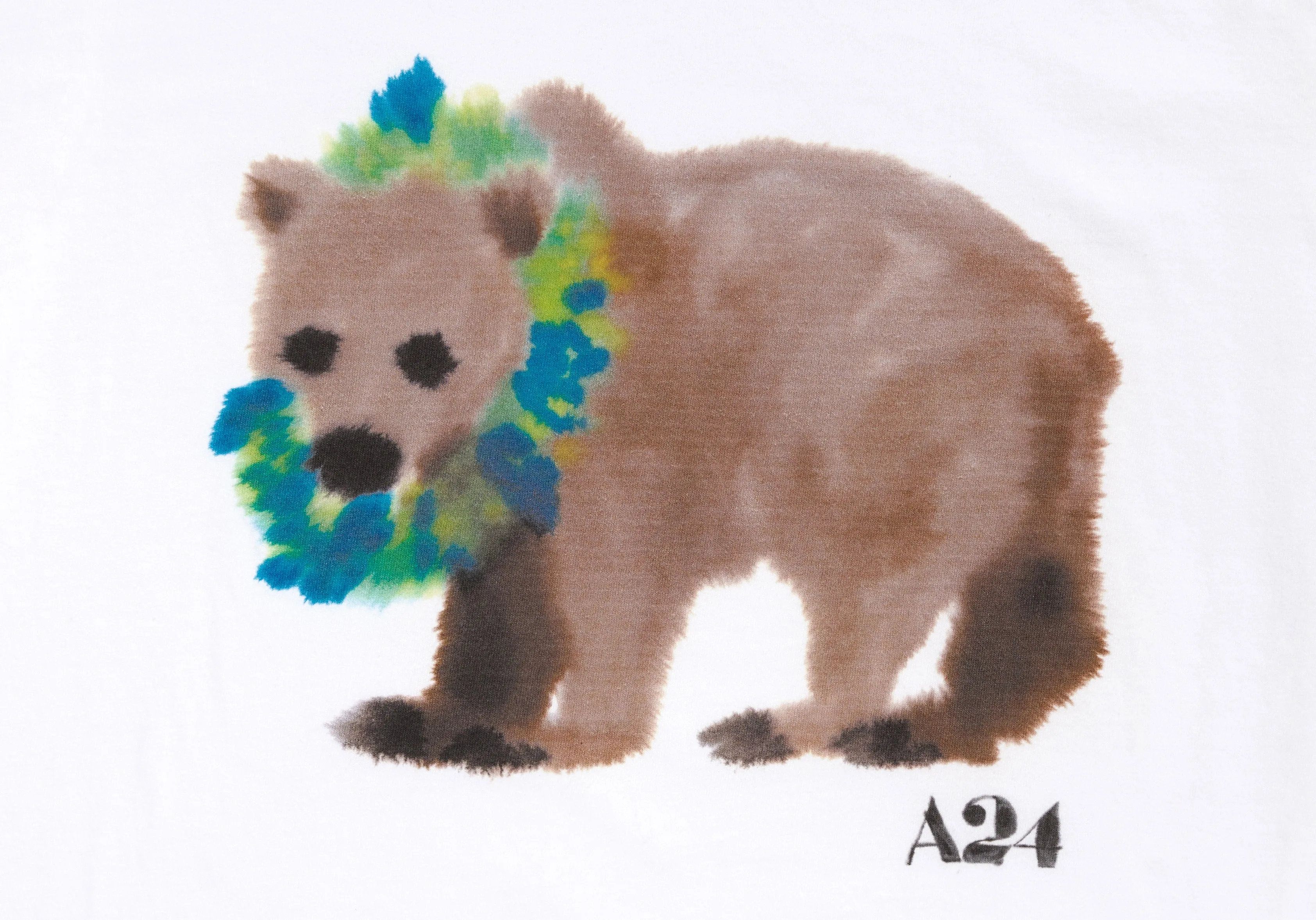 A24 x Rop van Mierlo Bear Watercolor Tee