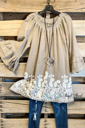 AHB EXCLUSIVE: Making The Way Tunic - Mocha - 100% COTTON