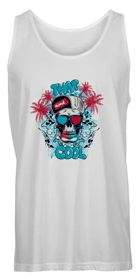 Ain't That Cool Tank Skull Graphic Tee