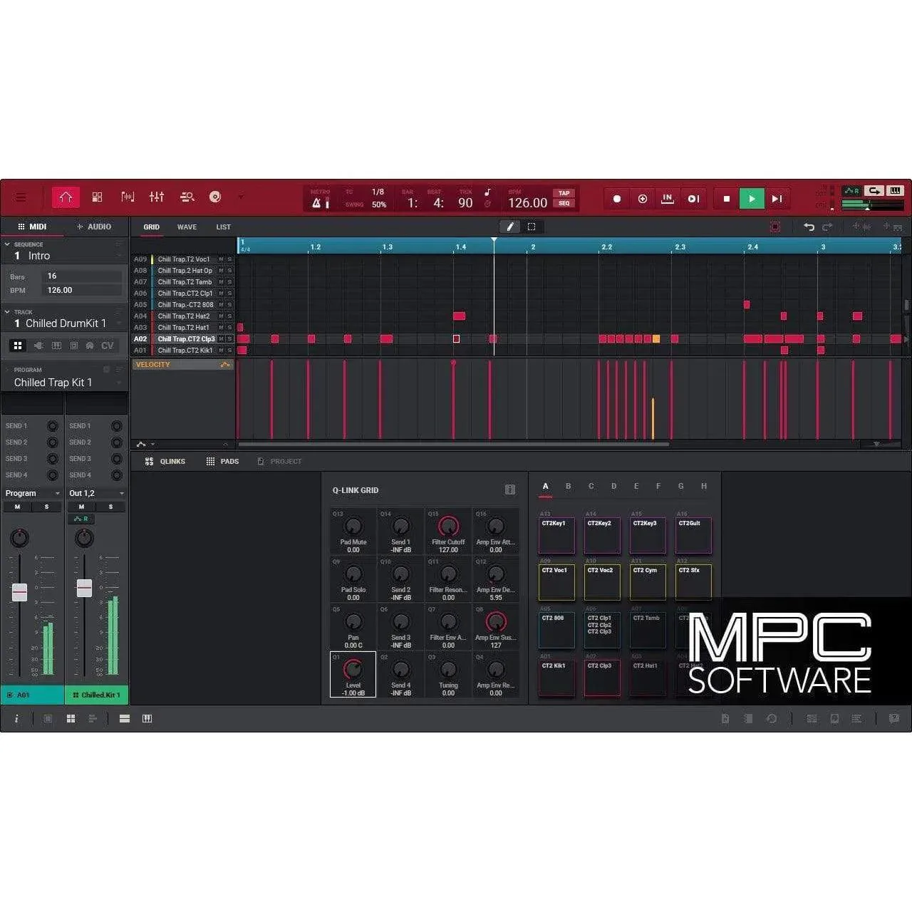 Akai Professional MPC Studio Music Production Controller and MPC Software - Black (Discontinued)