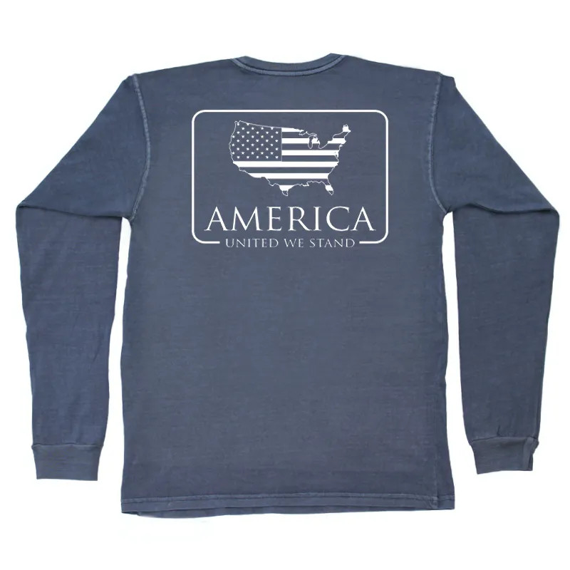 American Patch Long Sleeve Tee