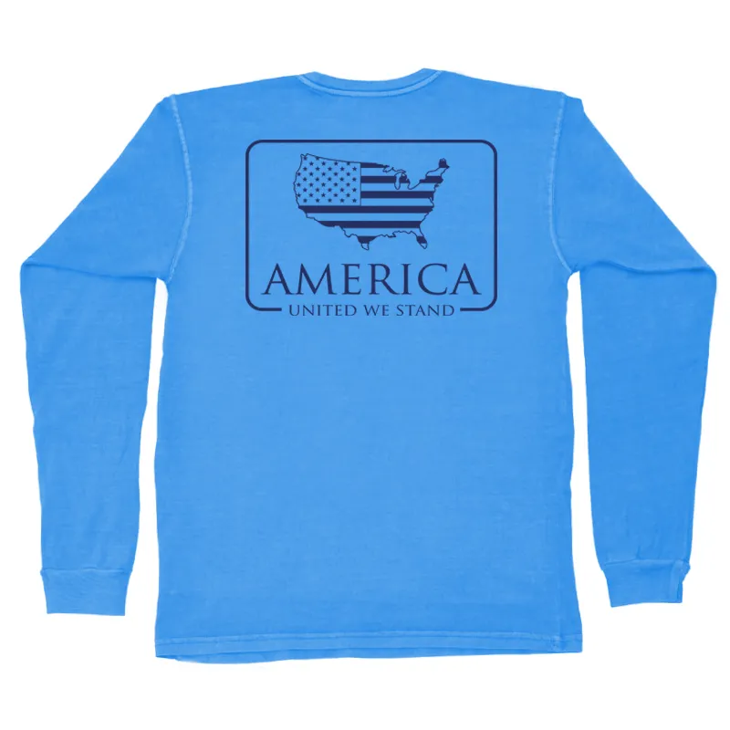 American Patch Long Sleeve Tee