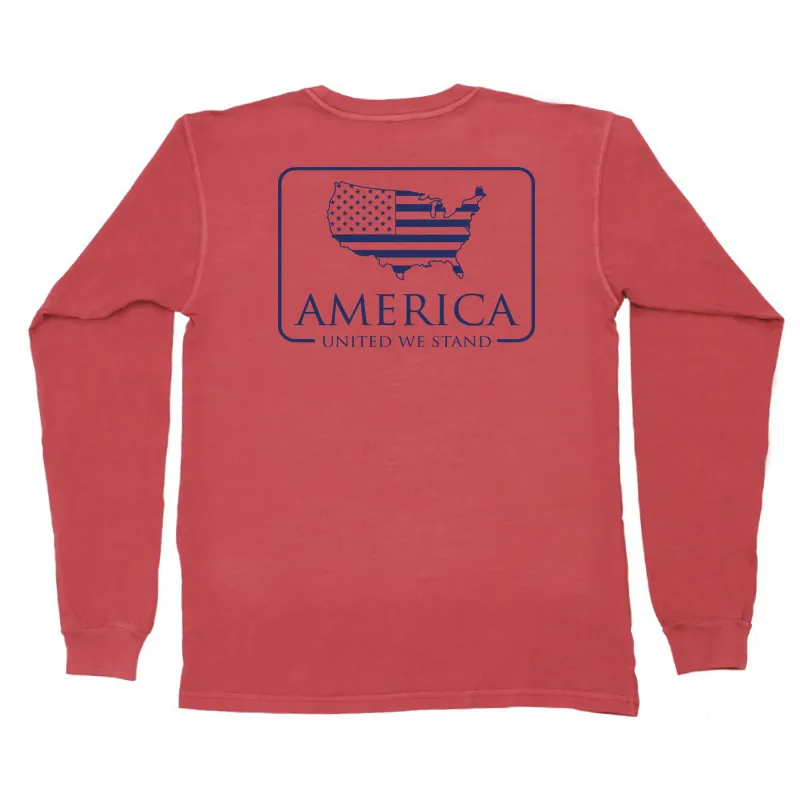 American Patch Long Sleeve Tee