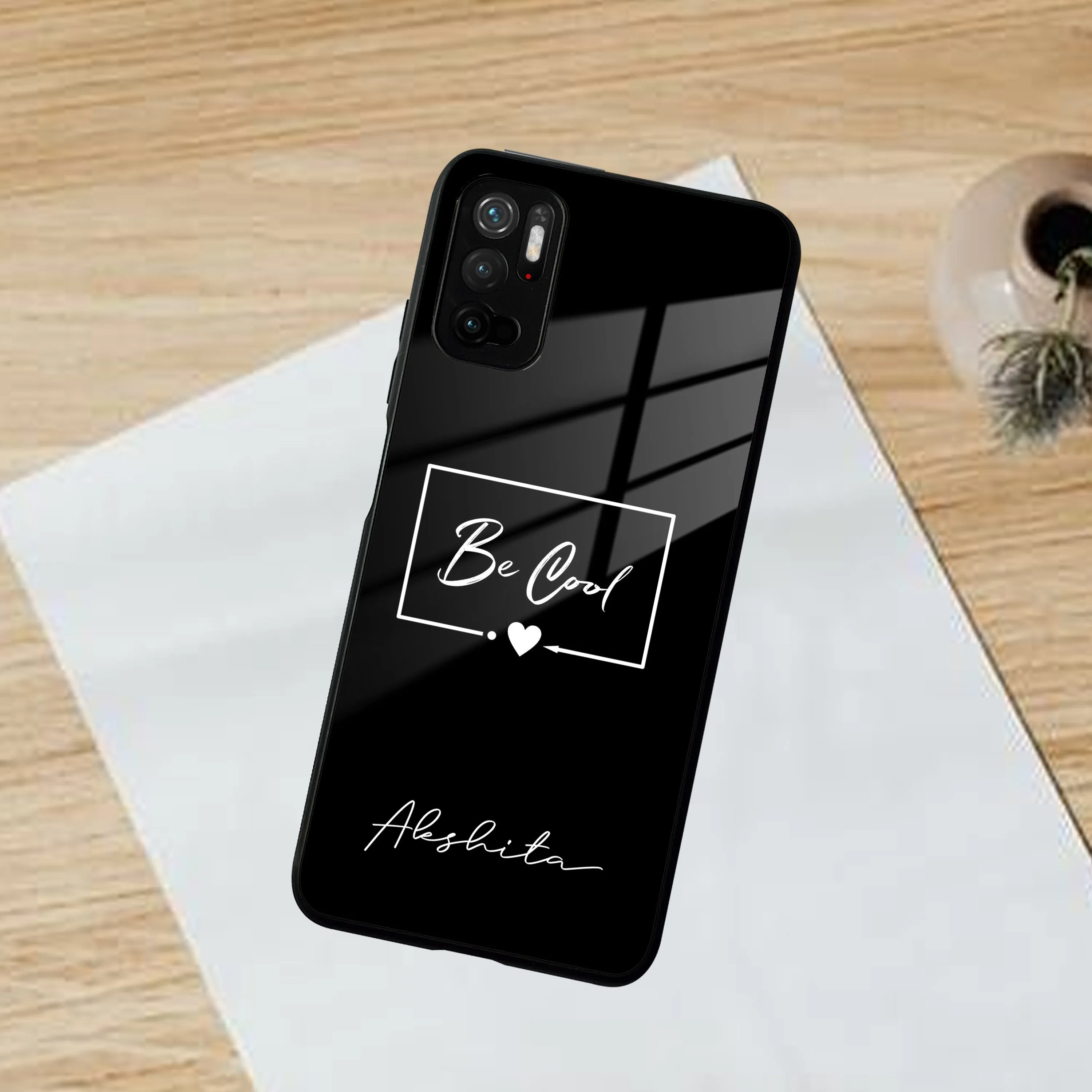 Be Cool Glass Case Cover For Poco