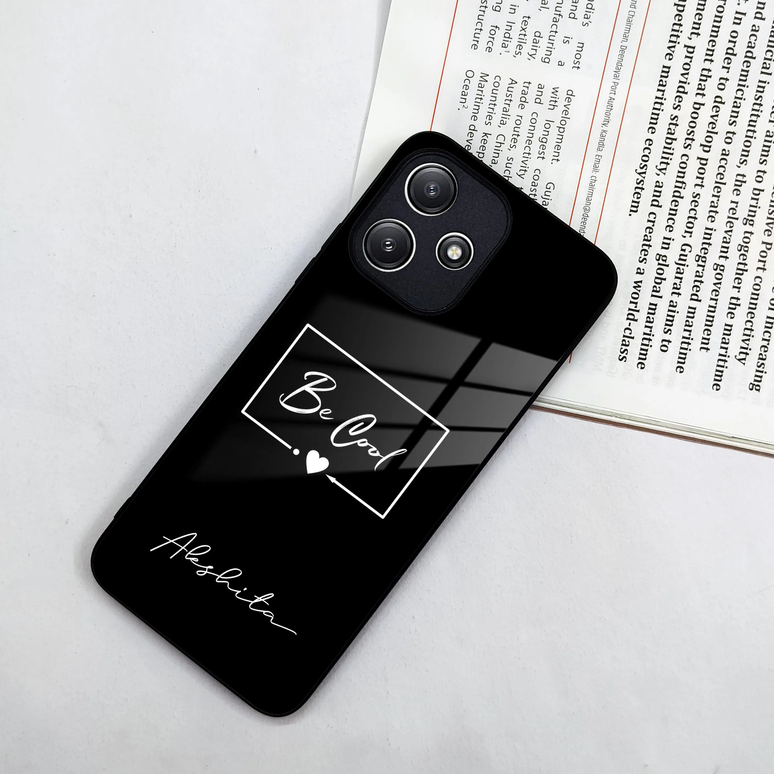 Be Cool Glass Case Cover For Poco