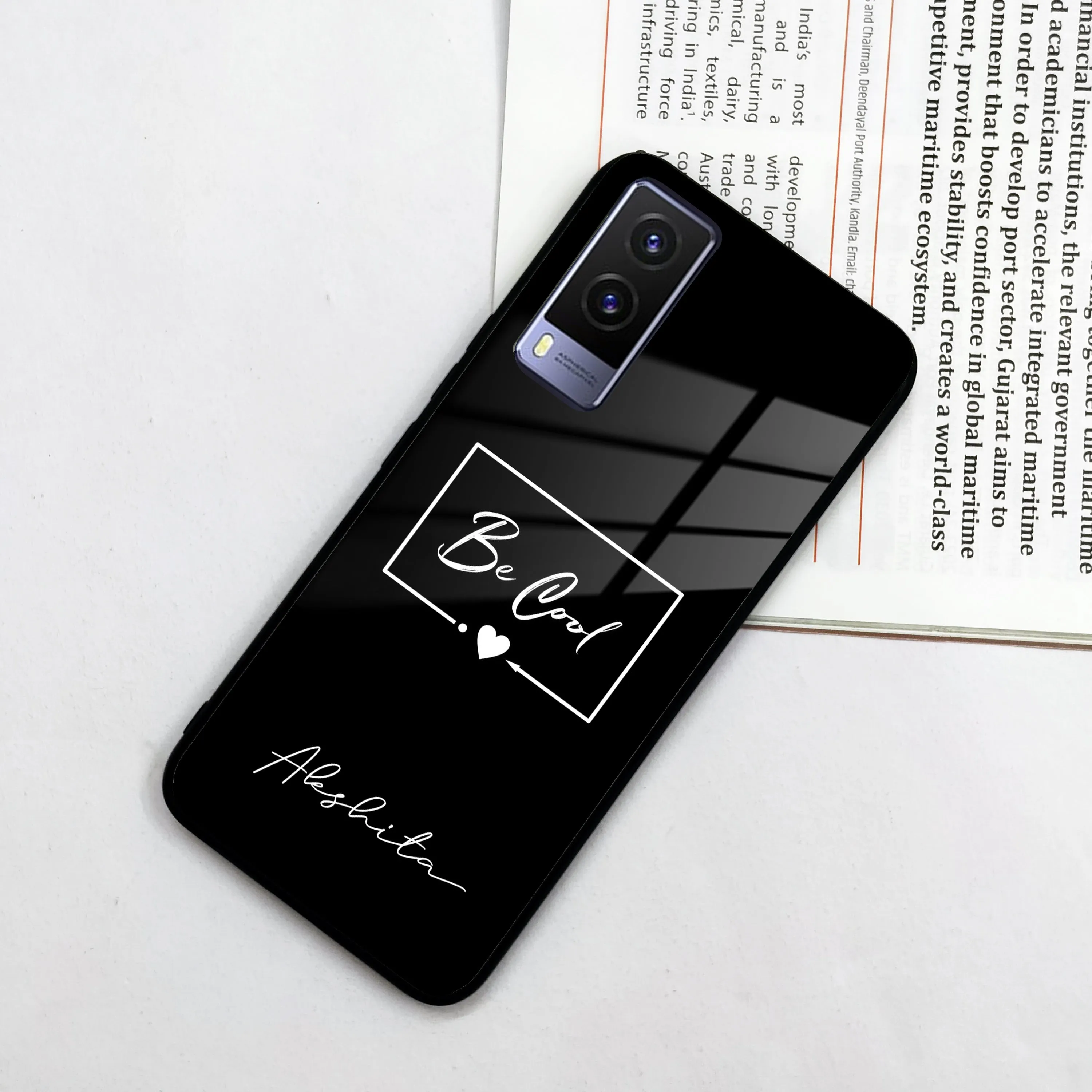 Be Cool Glass Case Cover For Vivo