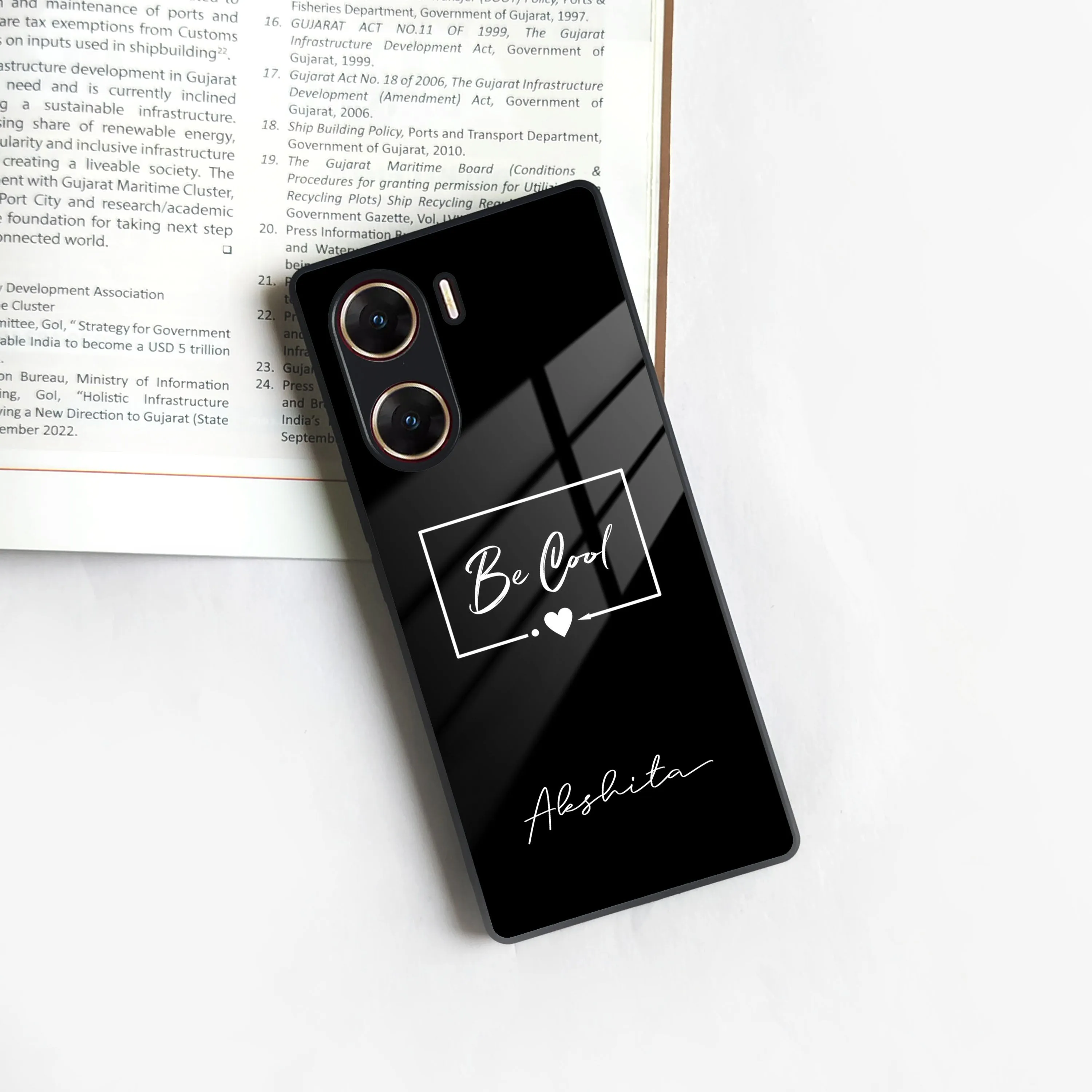 Be Cool Glass Case Cover For Vivo