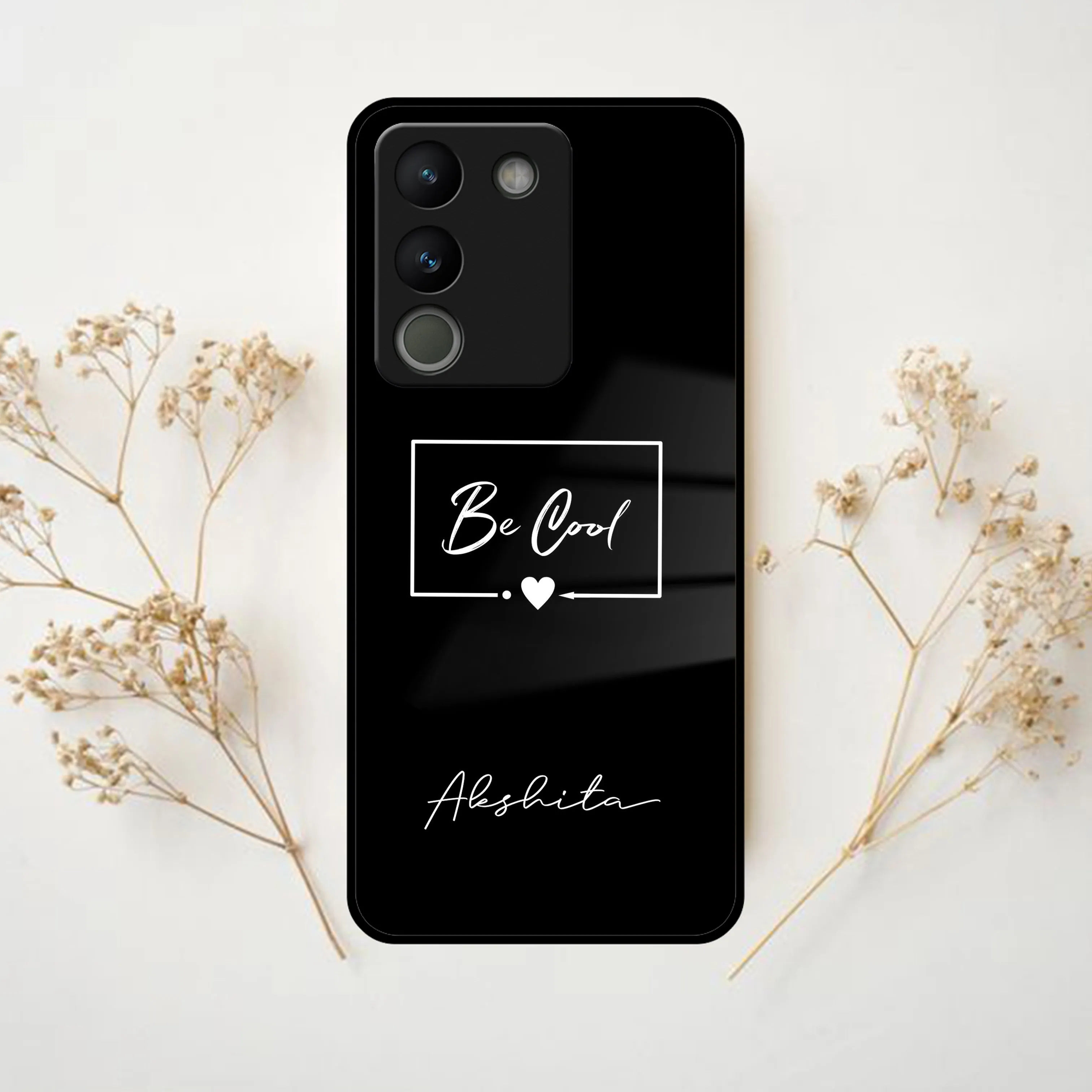 Be Cool Glass Case Cover For Vivo