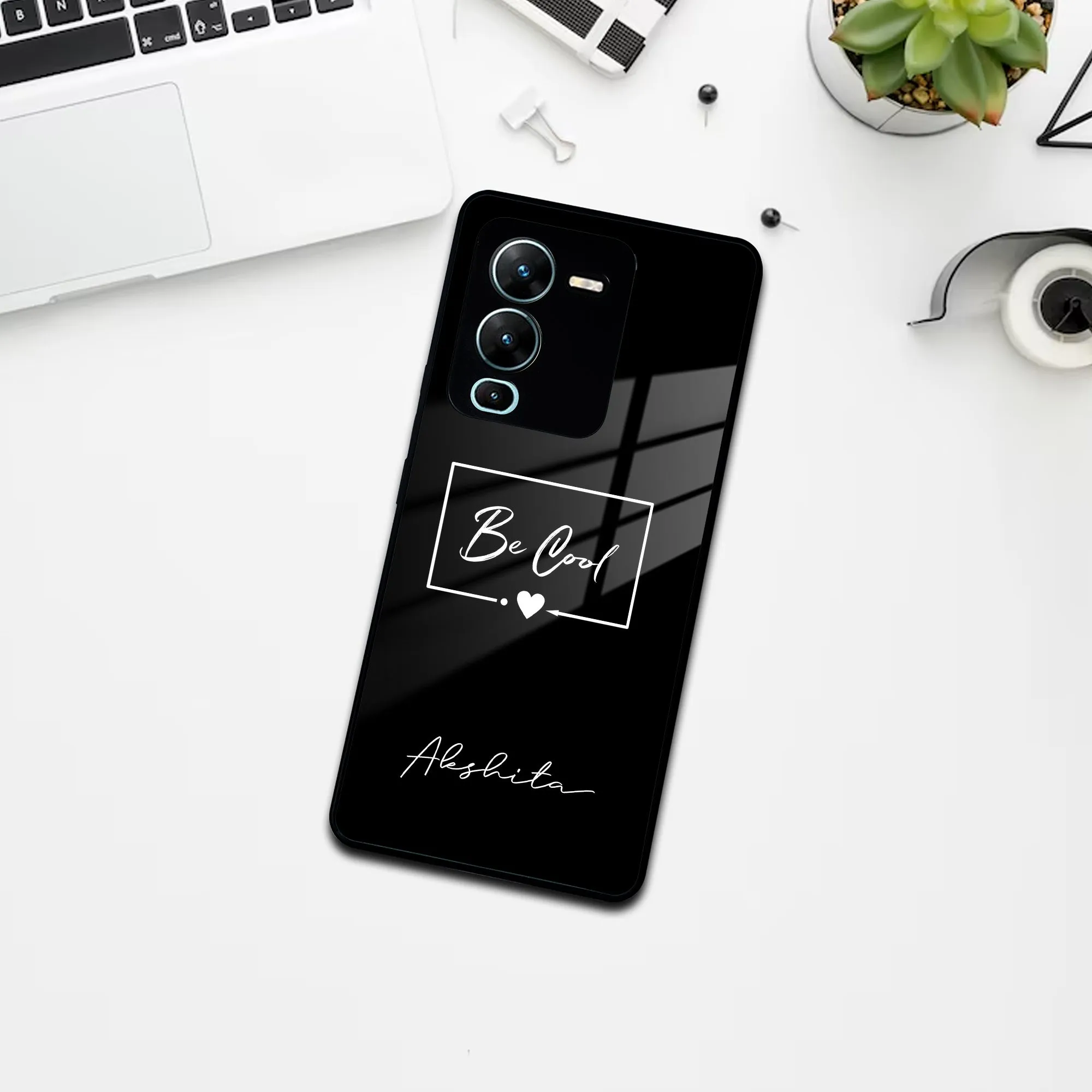 Be Cool Glass Case Cover For Vivo