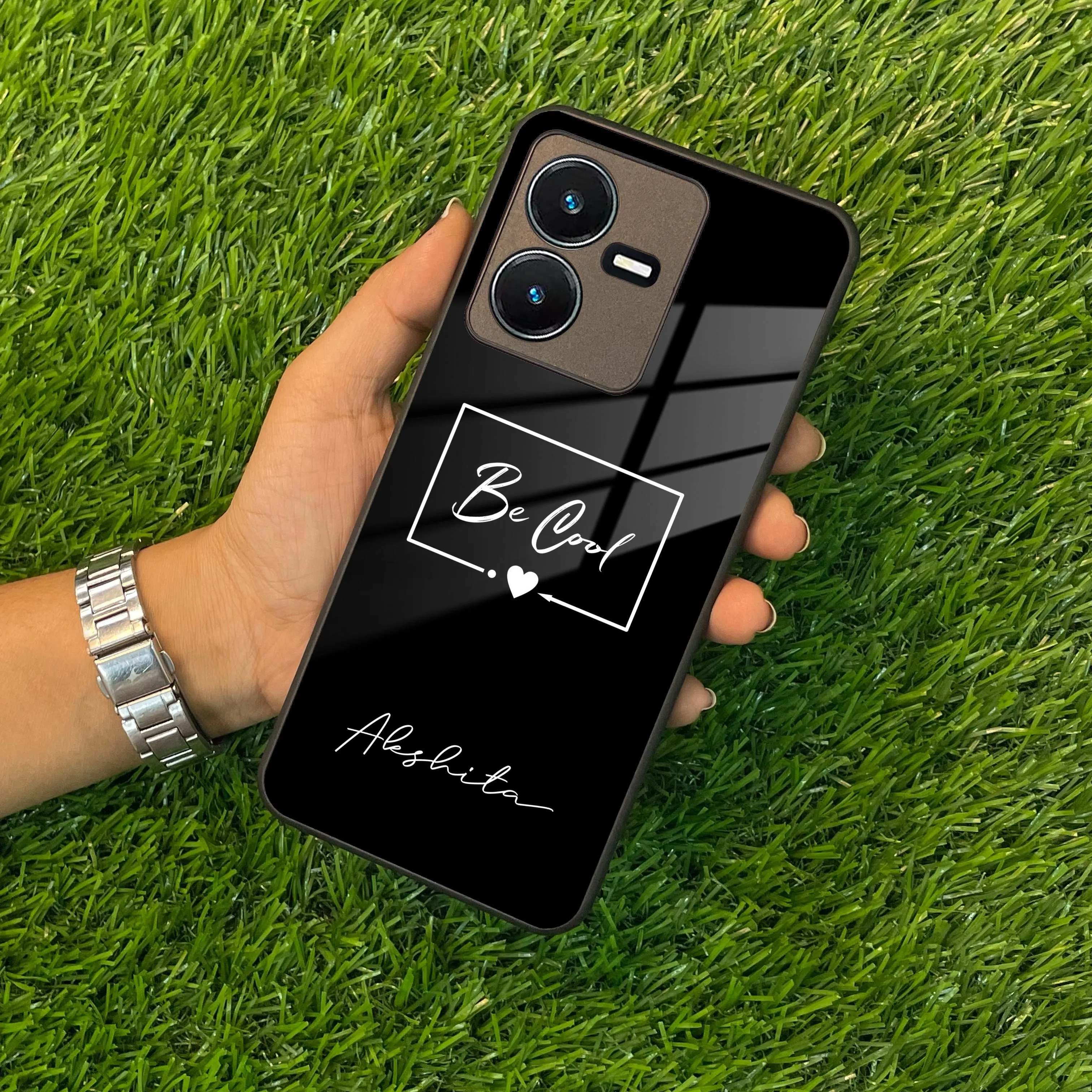 Be Cool Glass Case Cover For Vivo