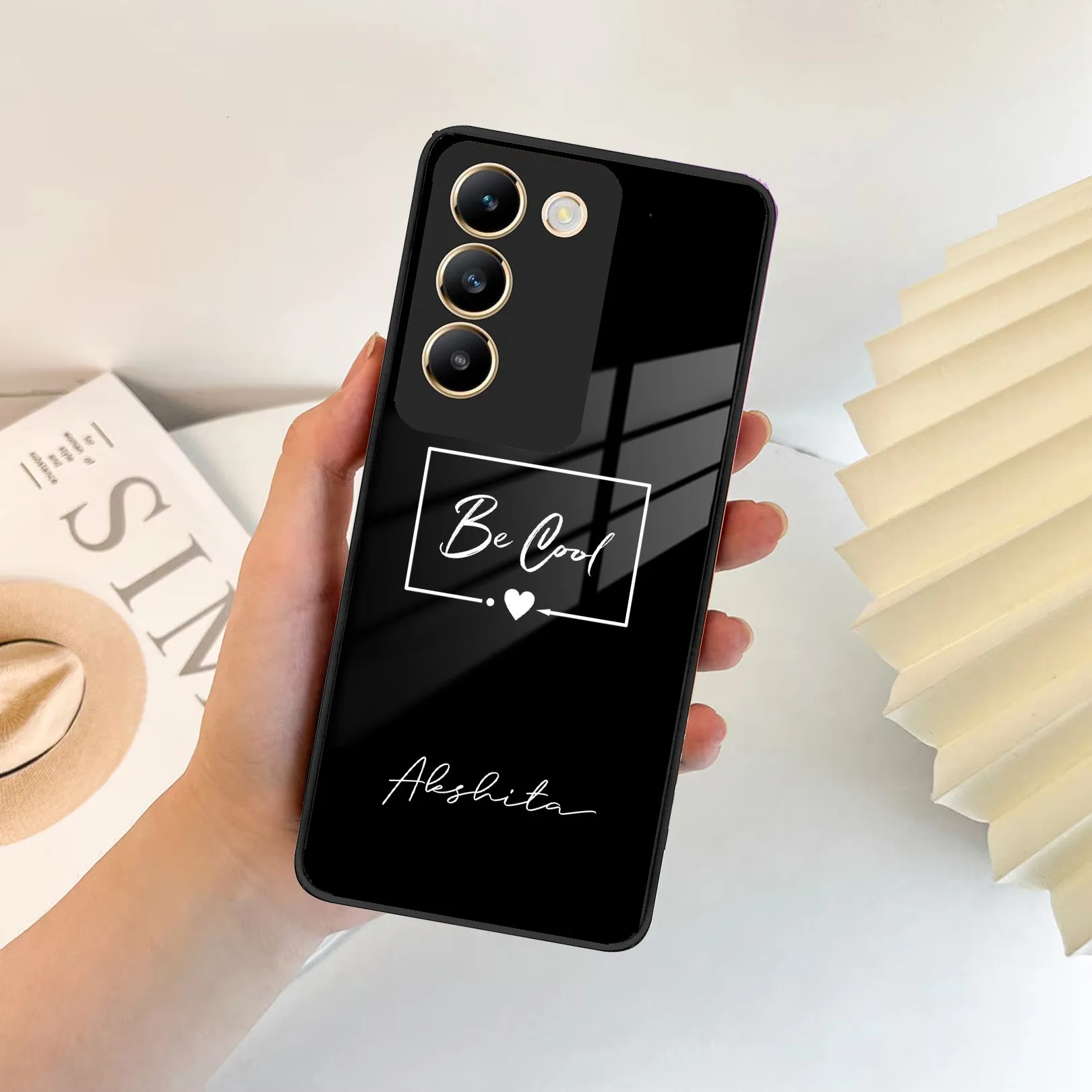 Be Cool Glass Case Cover For Vivo