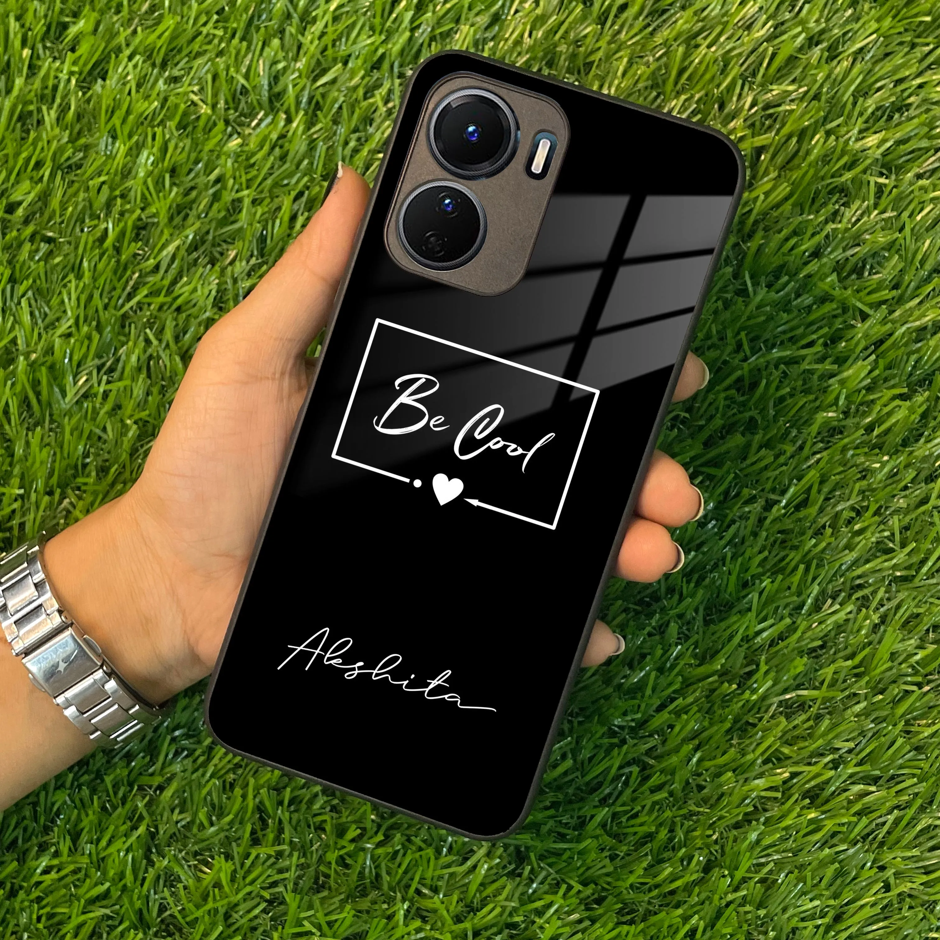 Be Cool Glass Case Cover For Vivo