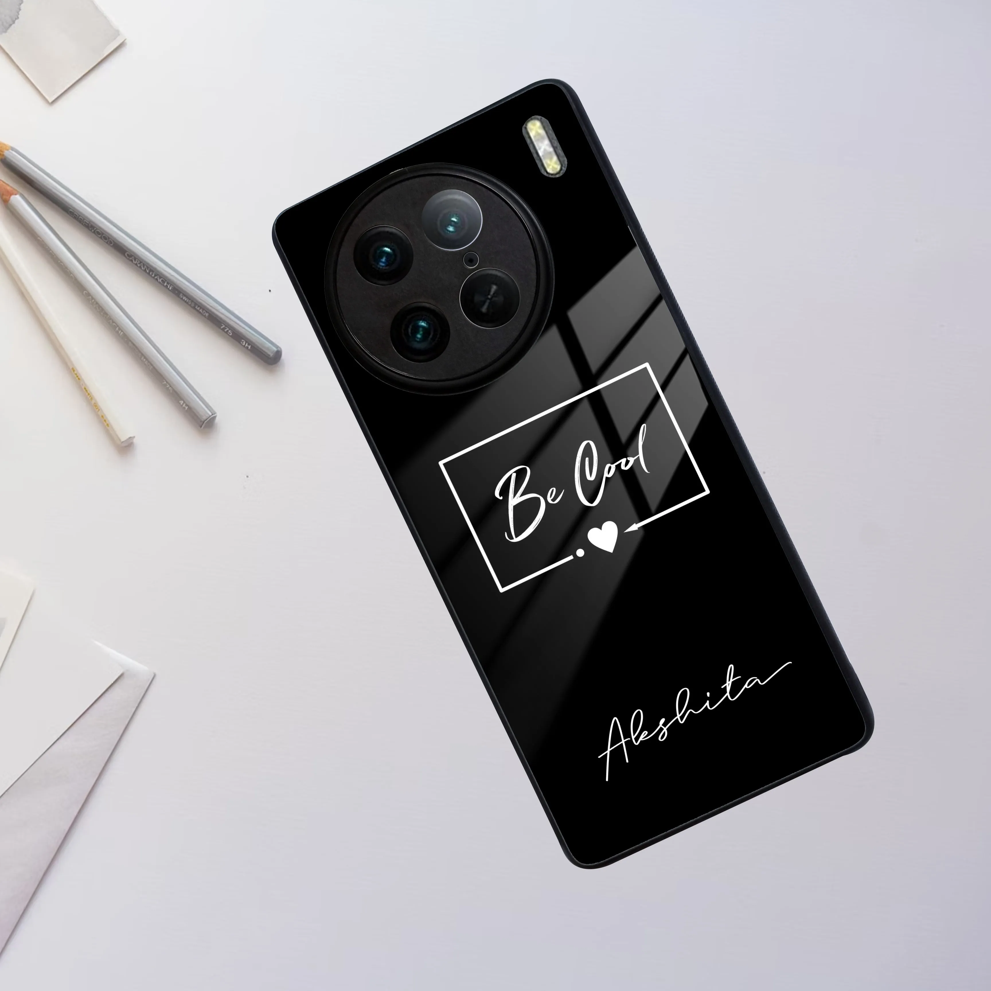 Be Cool Glass Case Cover For Vivo