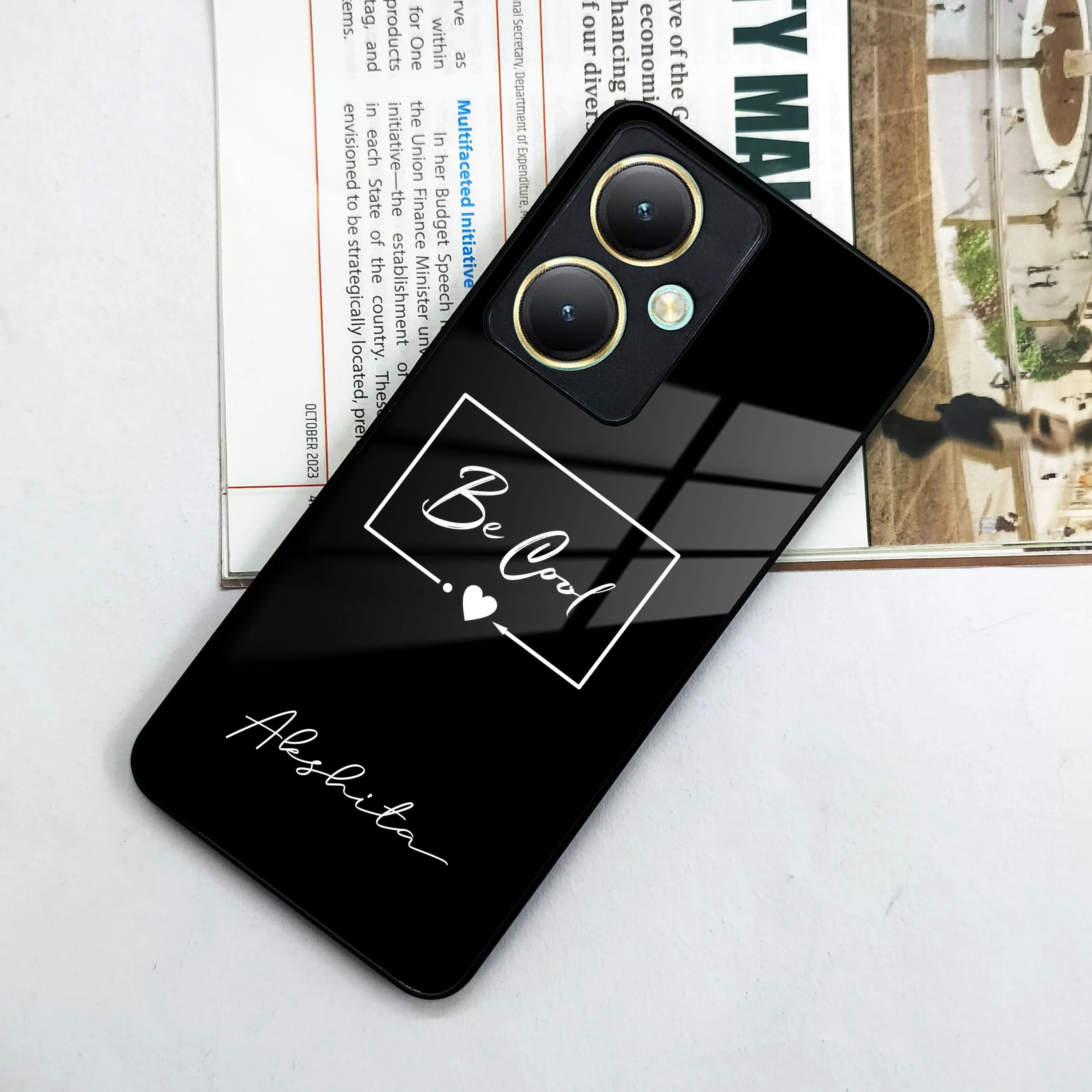 Be Cool Glass Case Cover For Vivo