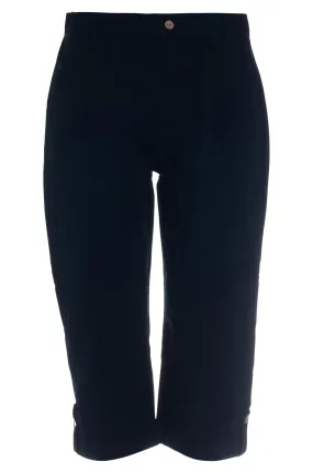 Below Knee Pants with roll up hem | NAVY | 6812YY