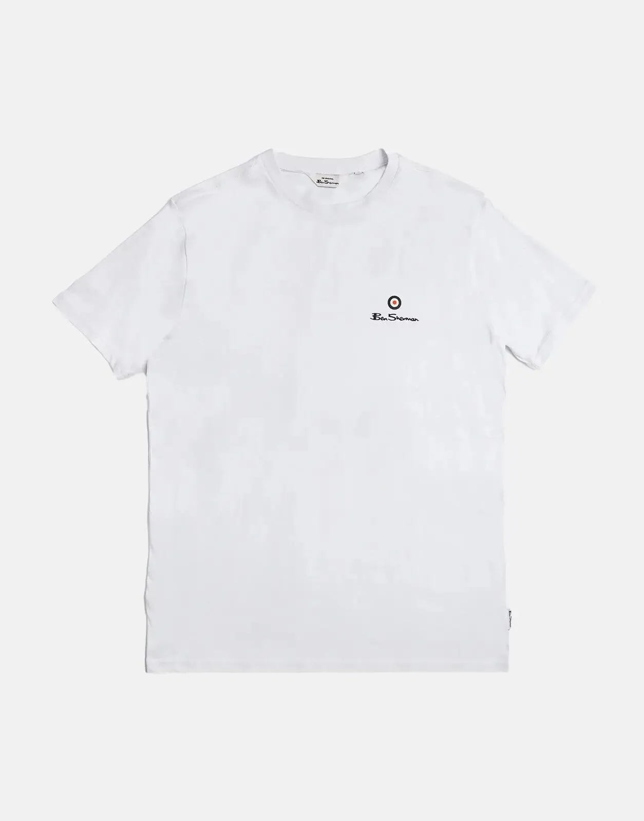 Ben Sherman White Entry Target Print Crew T-Shirt