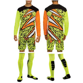 Calamity LS Long-Sleeve Goalkeeper Kit (Jersey Short Socks) Number Included