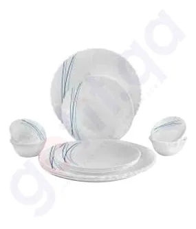 CELLO DAZZLE COOL LINES 45PC DINNER SET
