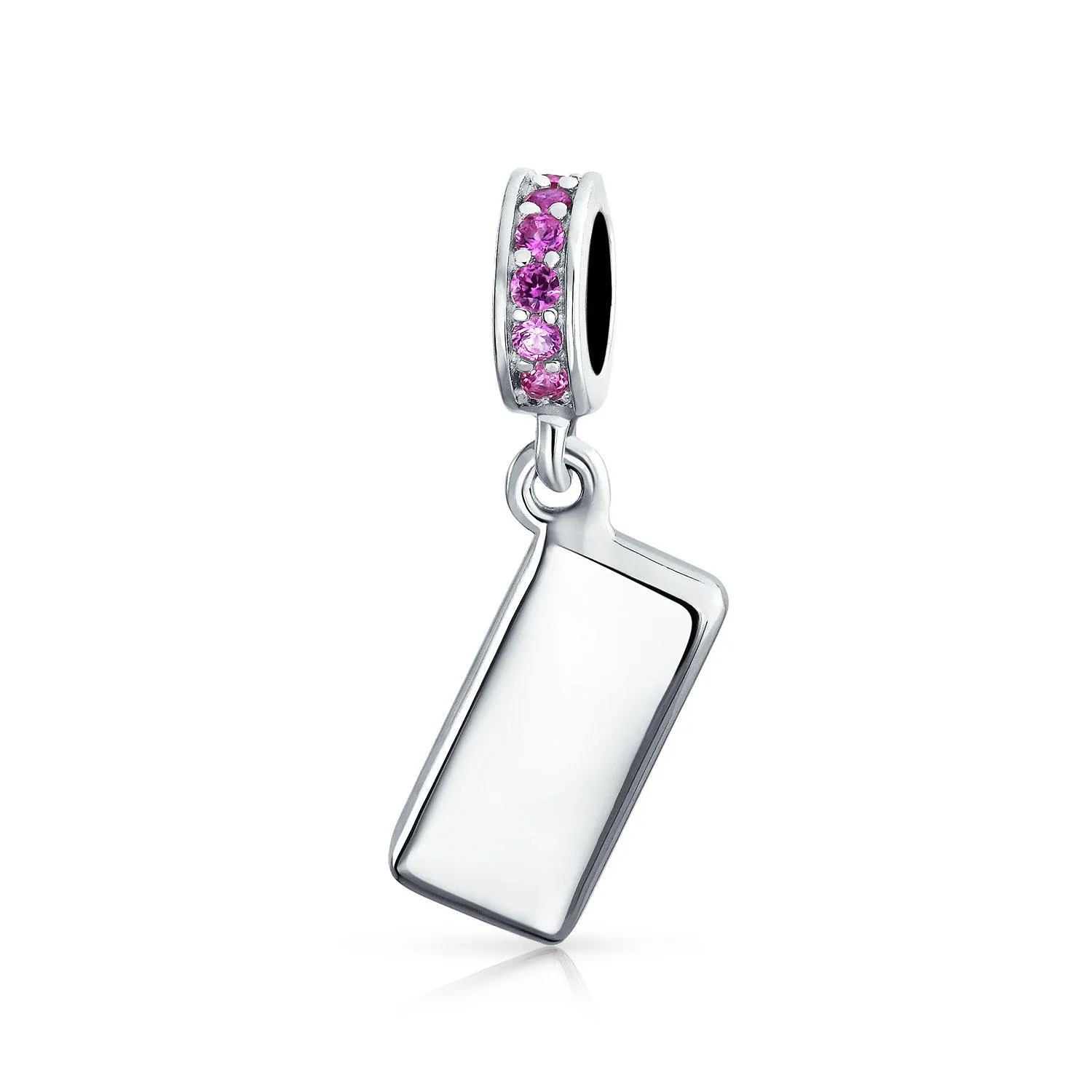 Cellular Cell Smart Mobile Phone Dangle Charm Bead Sterling Silver