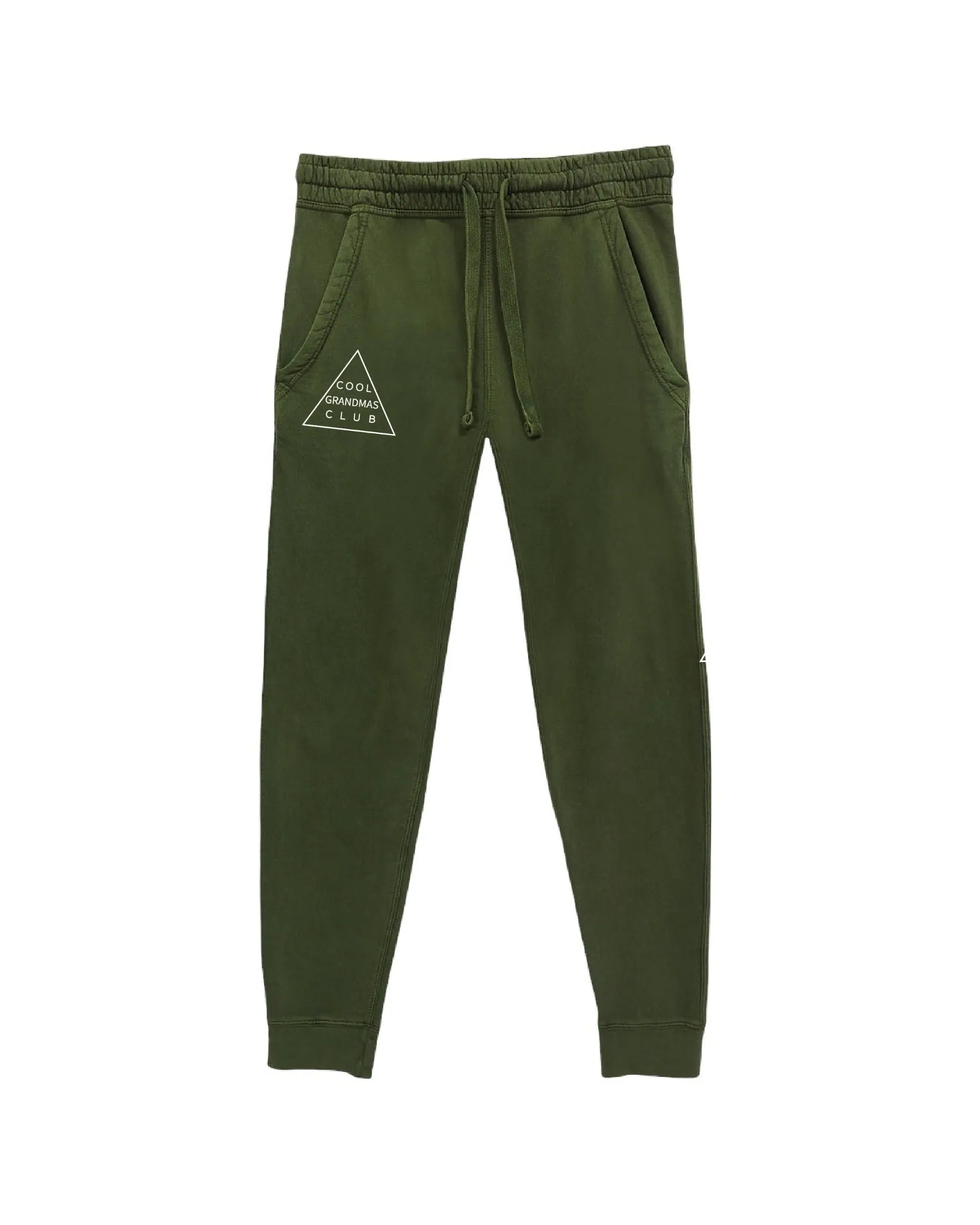 CMC - Cool Grandmas Club Jogger - Olive Green