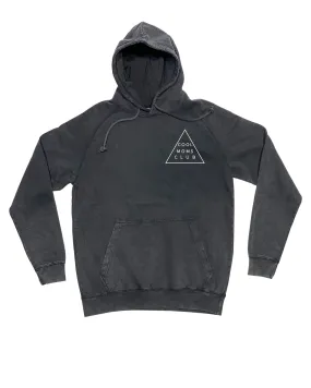 Cool Moms Club Mineral Wash Hoodie - Black