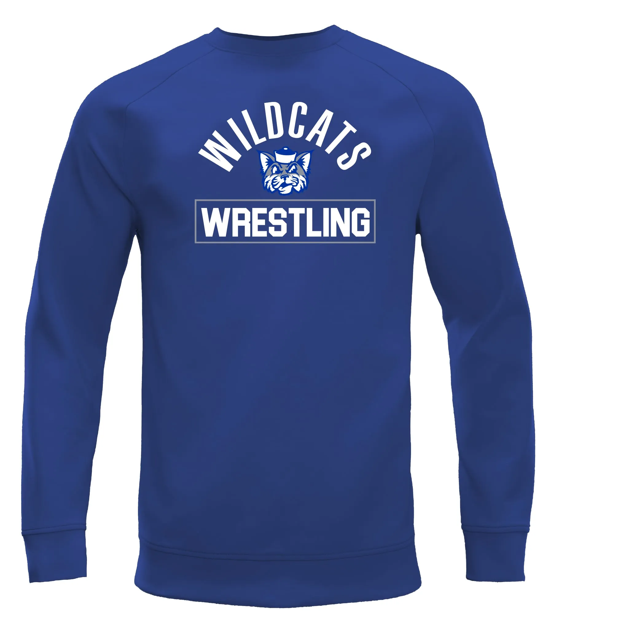 Cool-Touch Crewneck-Unisex--White Plains Wrestling