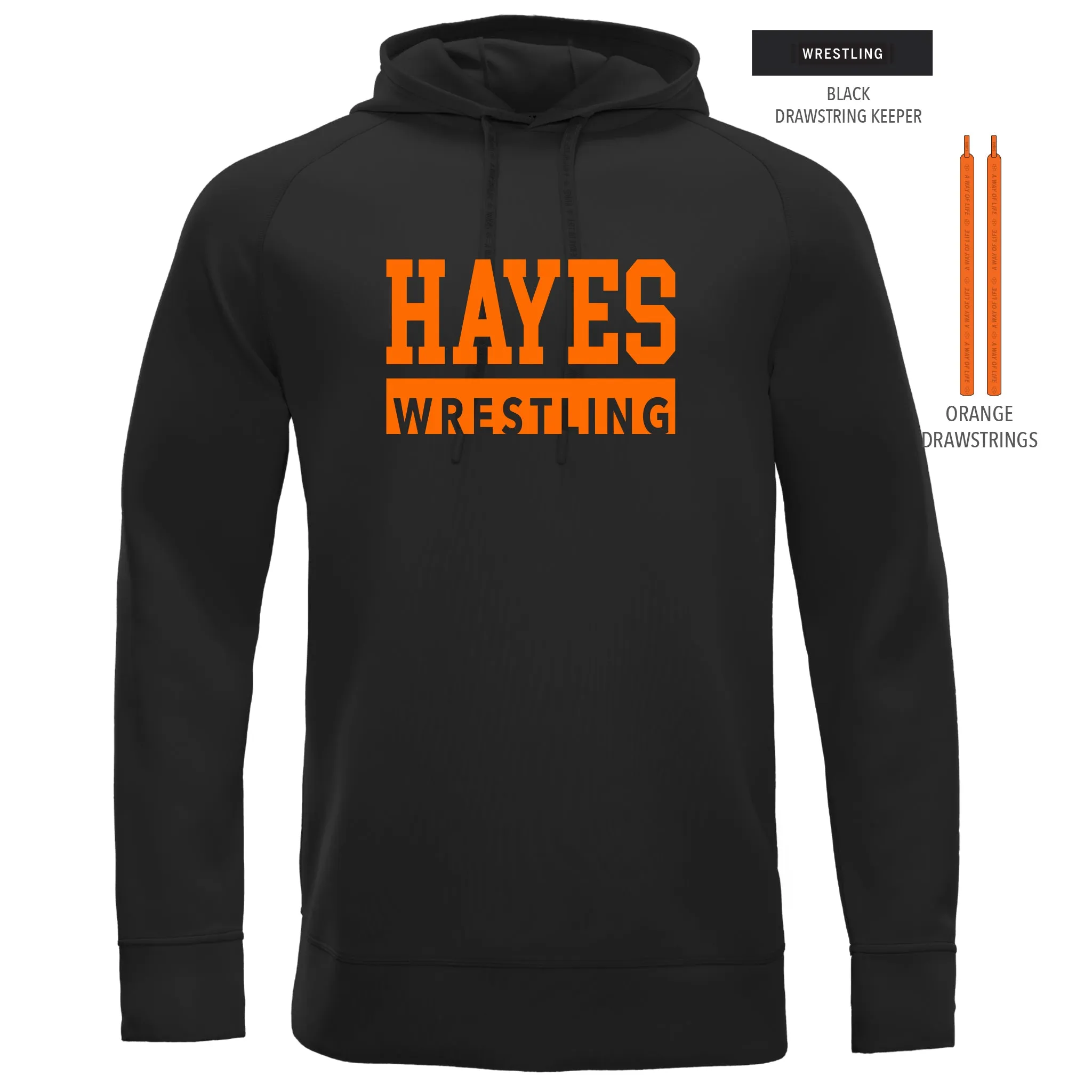 Cool-Touch Hoodie-Unisex--Delaware Hayes-Hayes