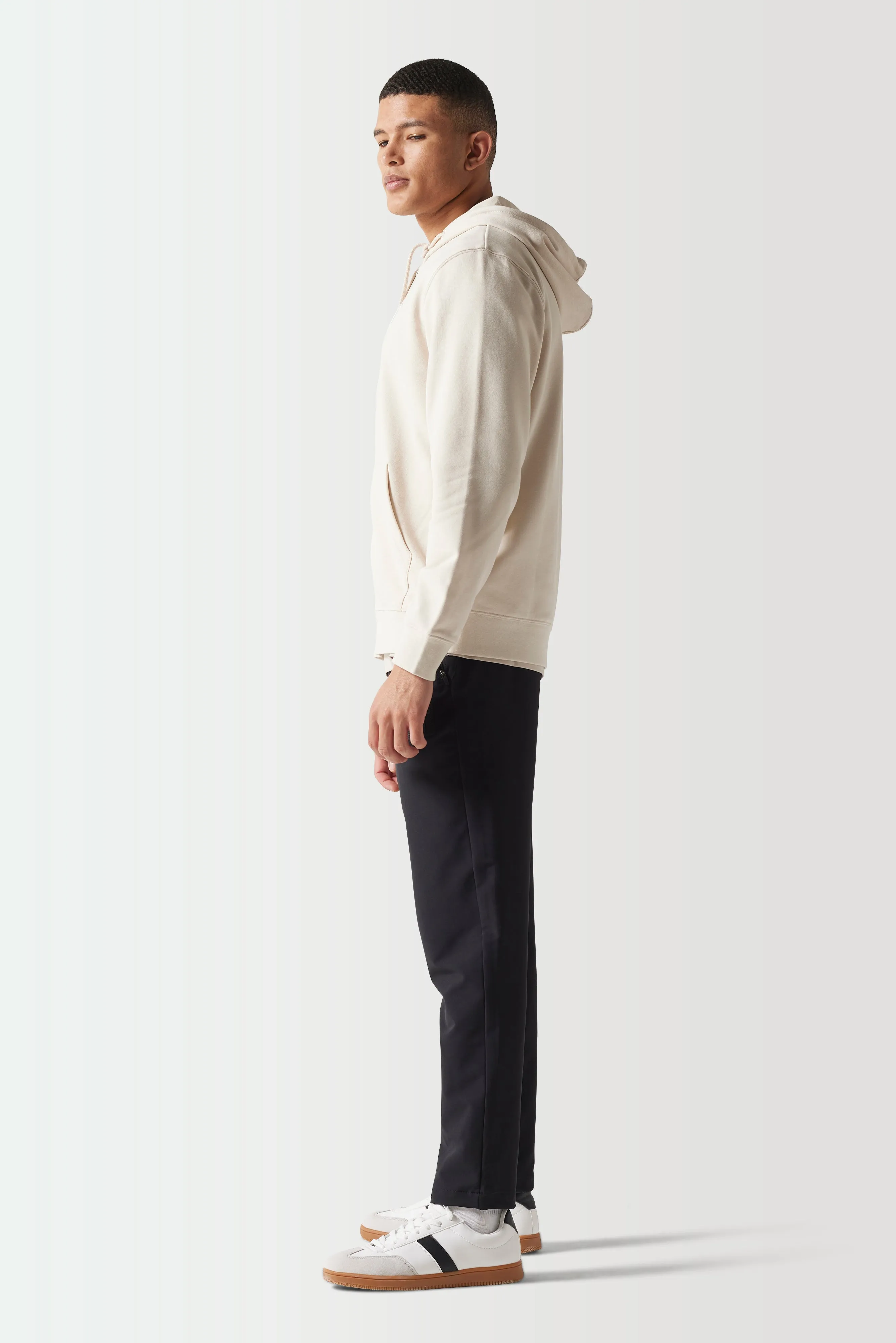Core Full Zip Hoodie - Cool Sand