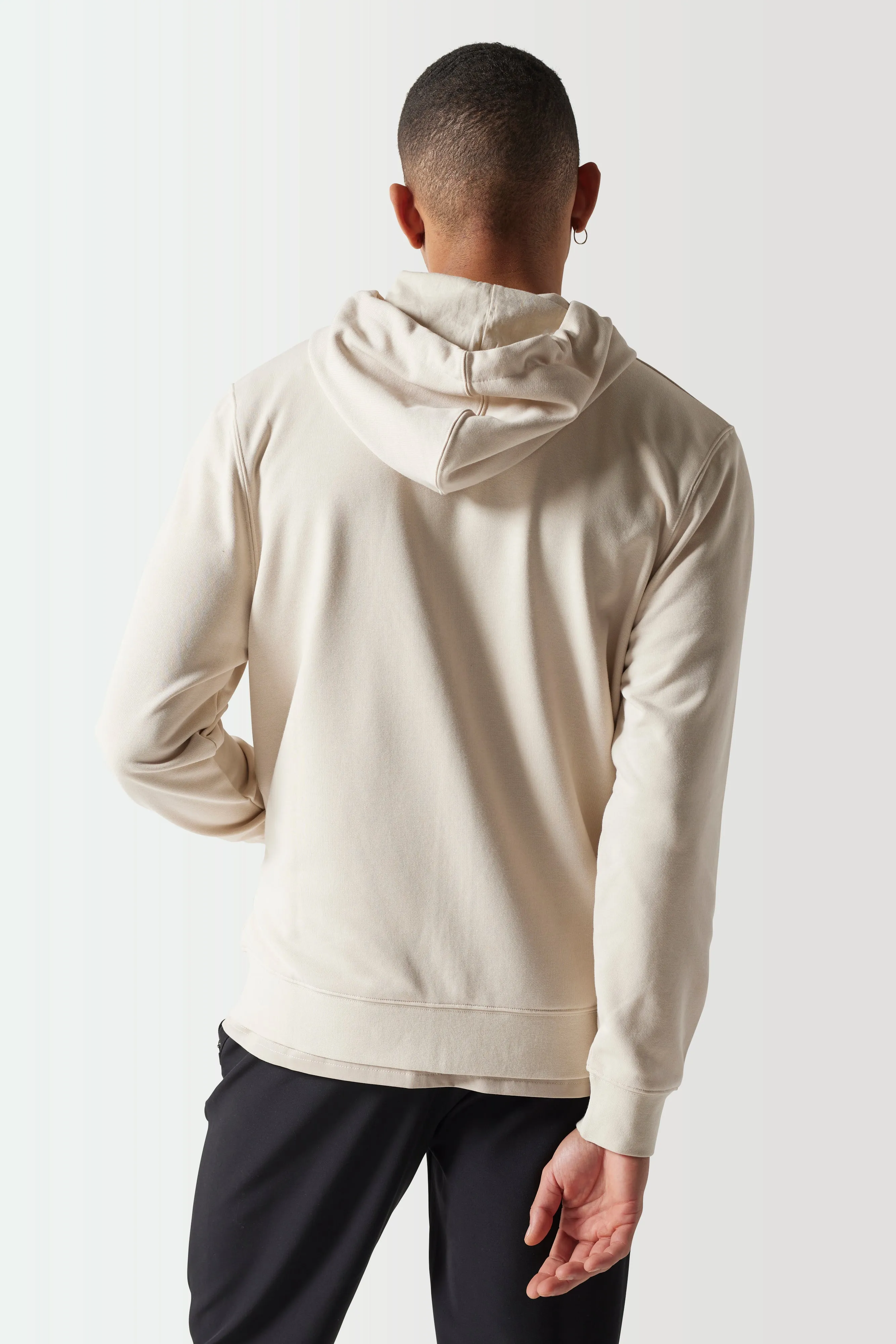 Core Full Zip Hoodie - Cool Sand