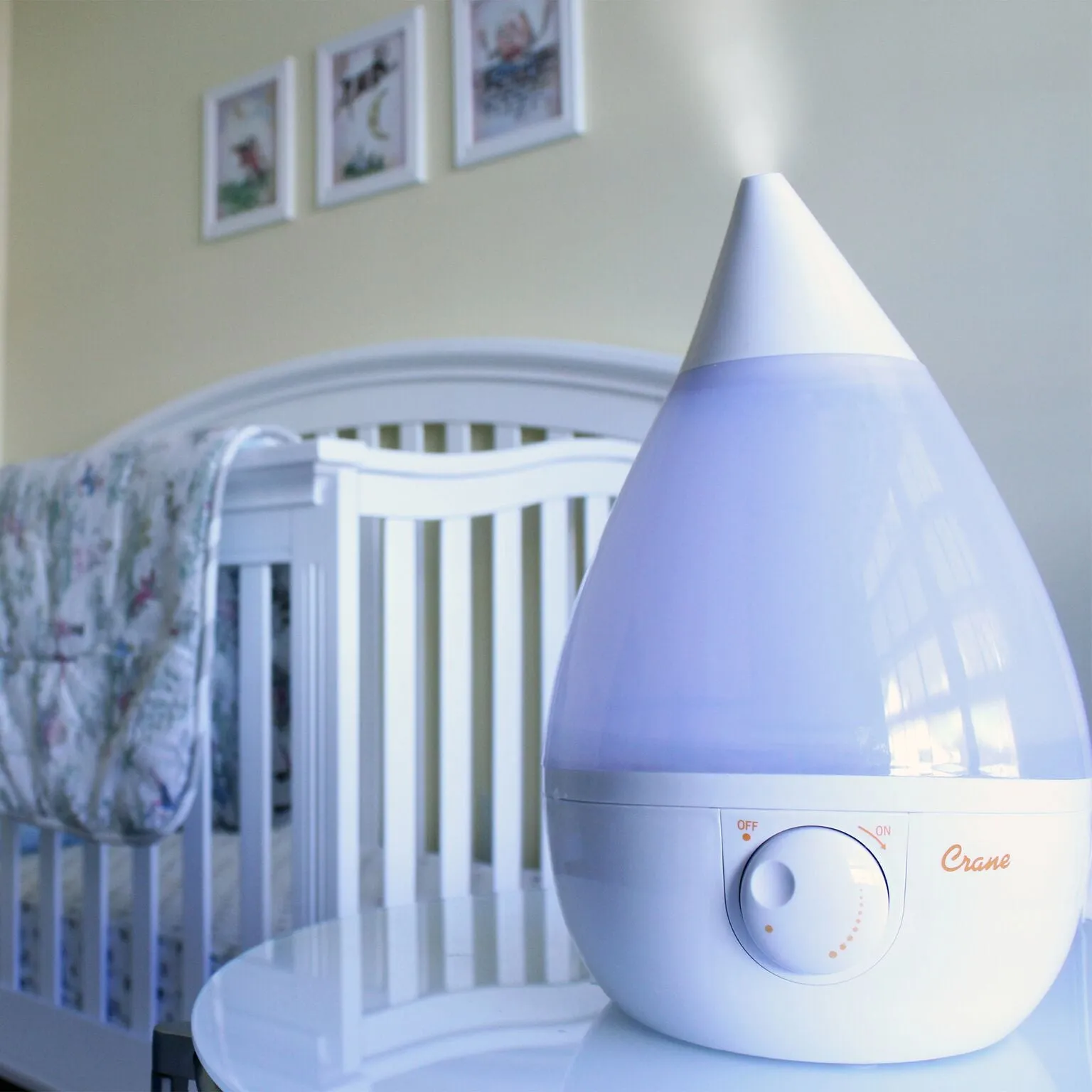 Crane Drop Ultrasonic Cool Mist Humidifier