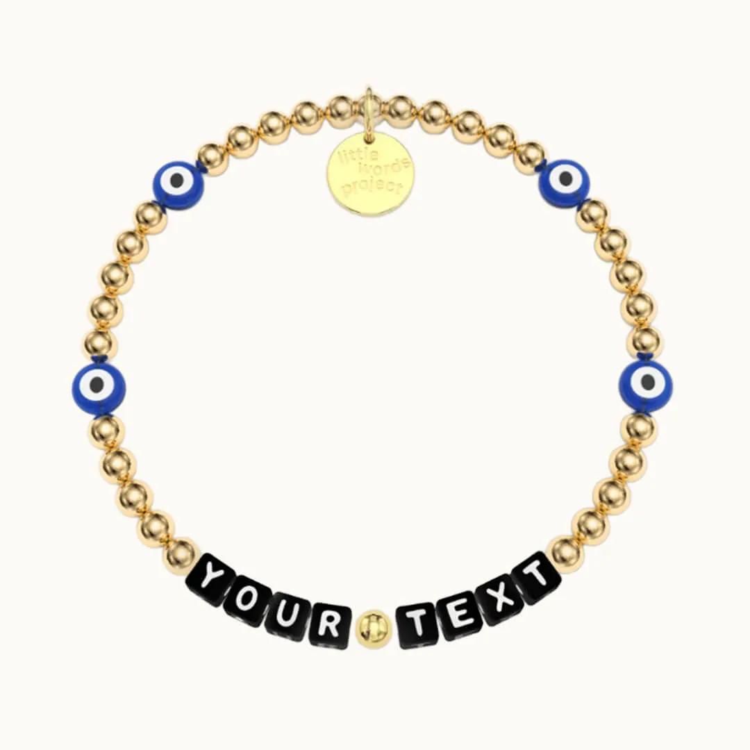 Custom Gold Plated Evil Eye