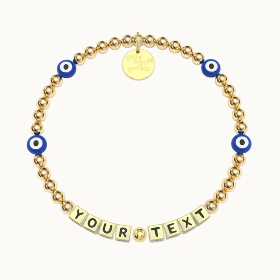 Custom Gold Plated Evil Eye