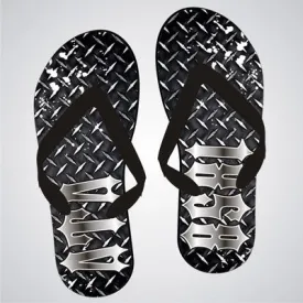 Delta Tau Delta Diamond Plate Flip-Flops - SBL100 - SUB