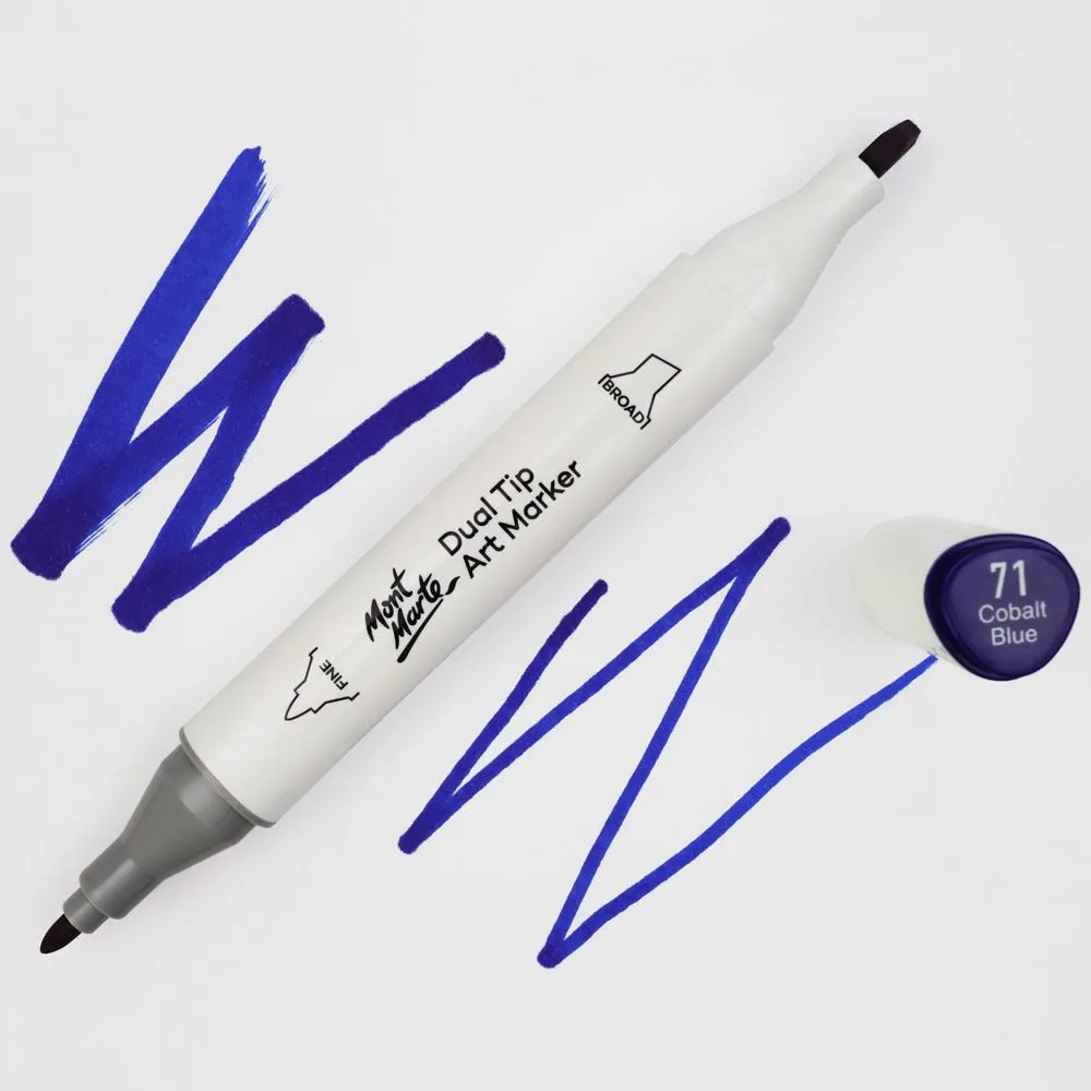 Dual Tip Art Marker Premium - Cobalt Blue 71