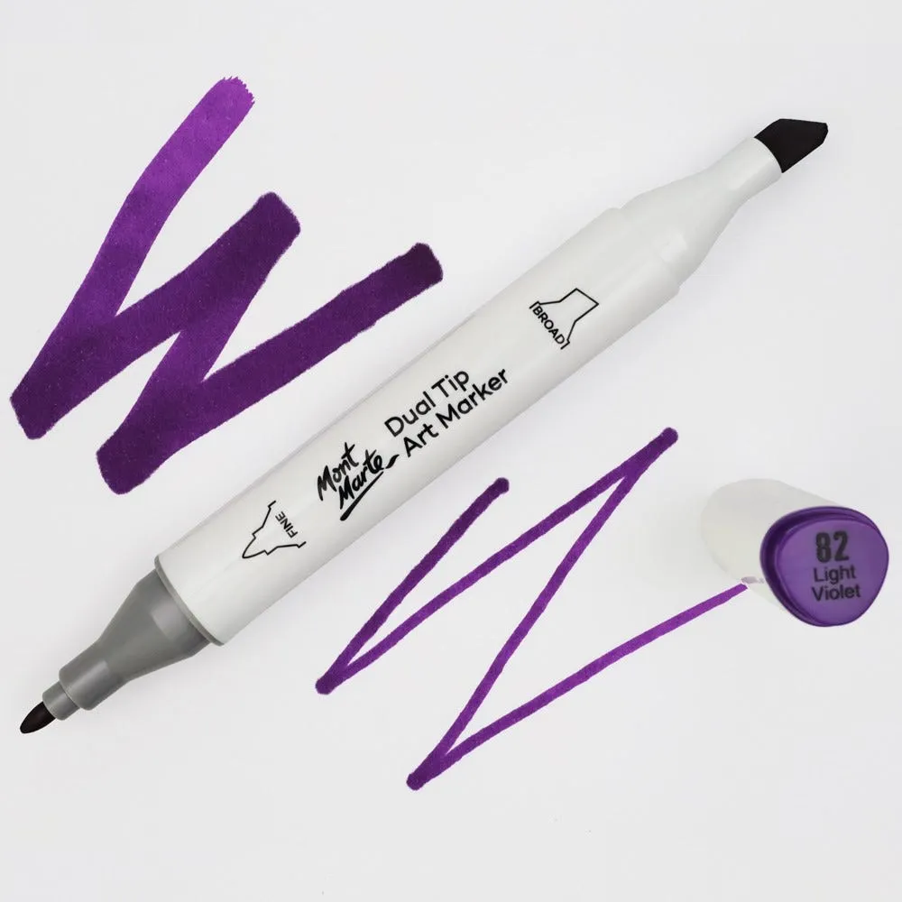 Dual Tip Art Marker Premium - Light Violet 82