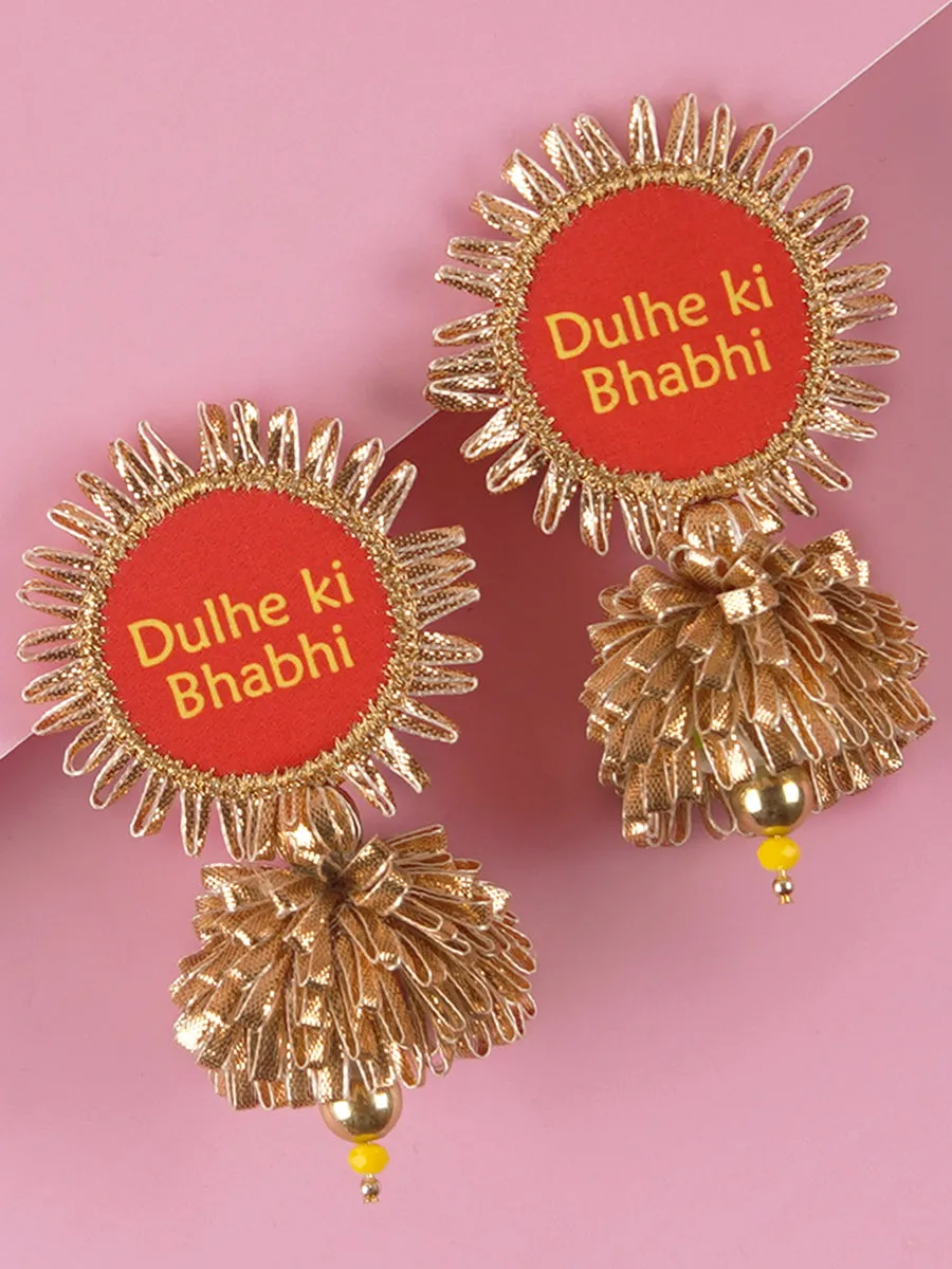 Dulhe ki Bhabhi Gota Patti Jhumka