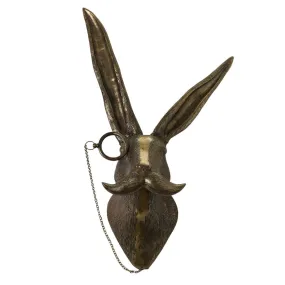 Eric Rabbit Brass Wall Mount Decor