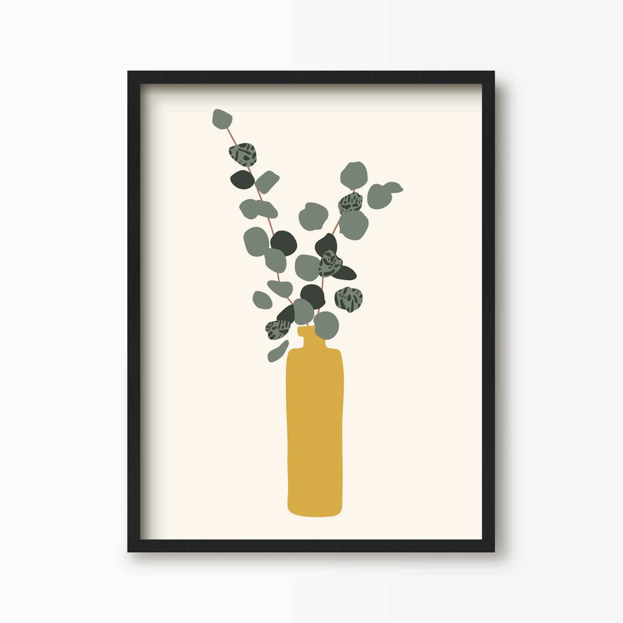 Eucalyptus Plant Pot Art Print