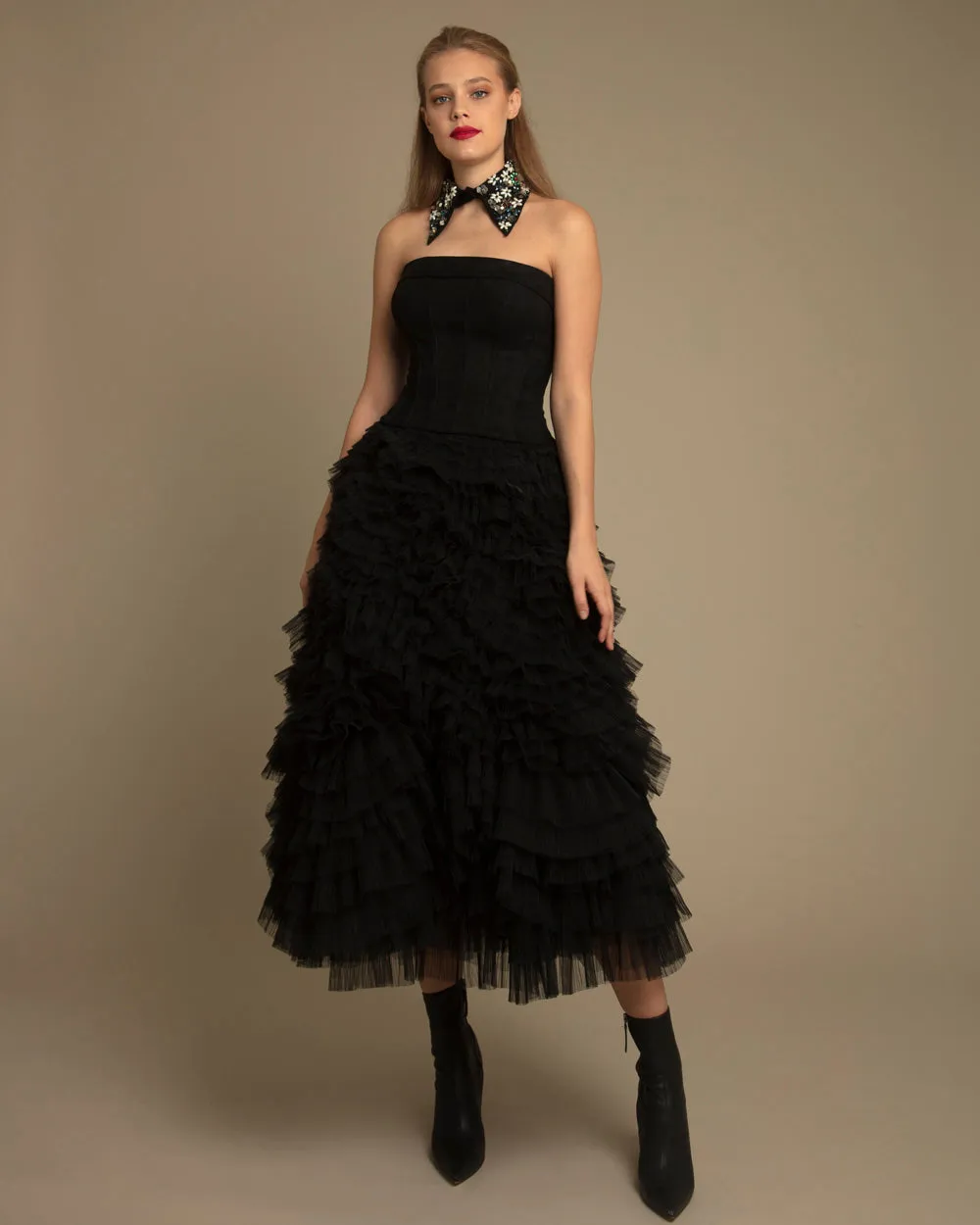 Fully Ruffled Skirt