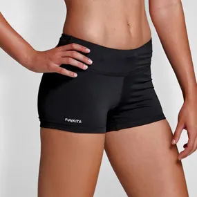 Funkita Womens Swim Boy Leg Brief FKS019L- Still Black