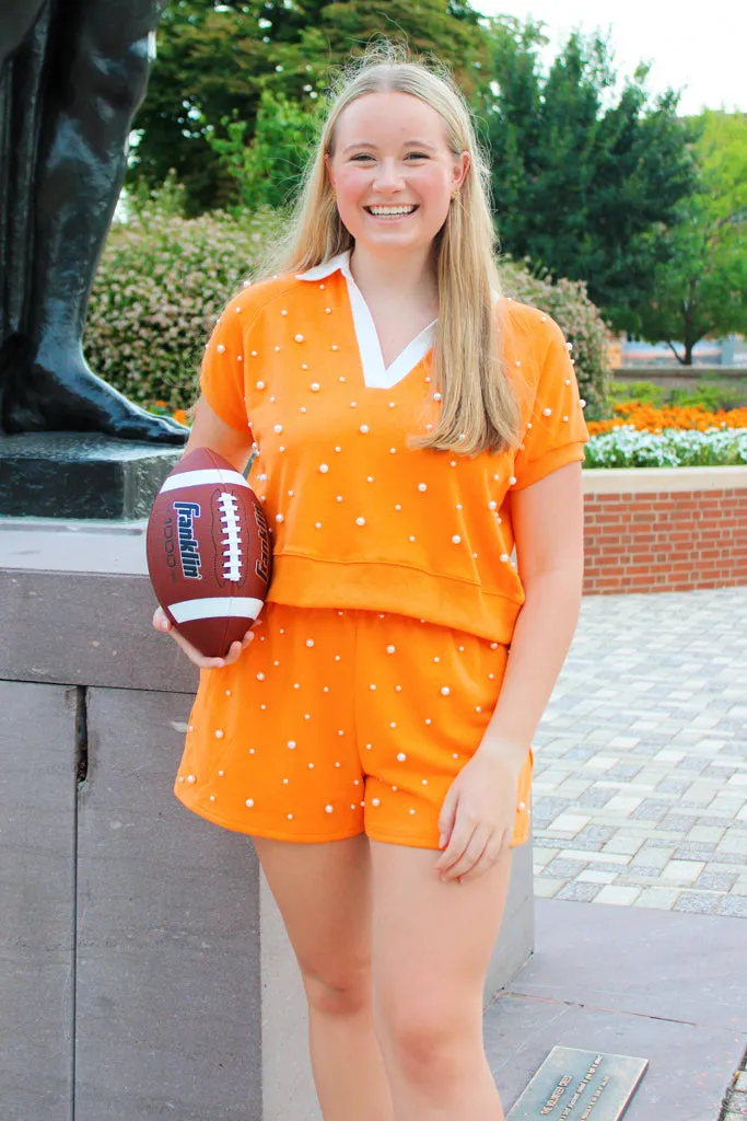 Gameday Ready Pearl Shorts
