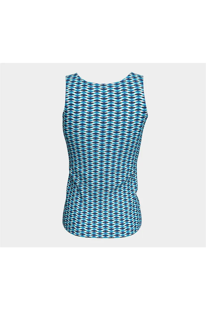 Geo Matrix Fitted Tank Top