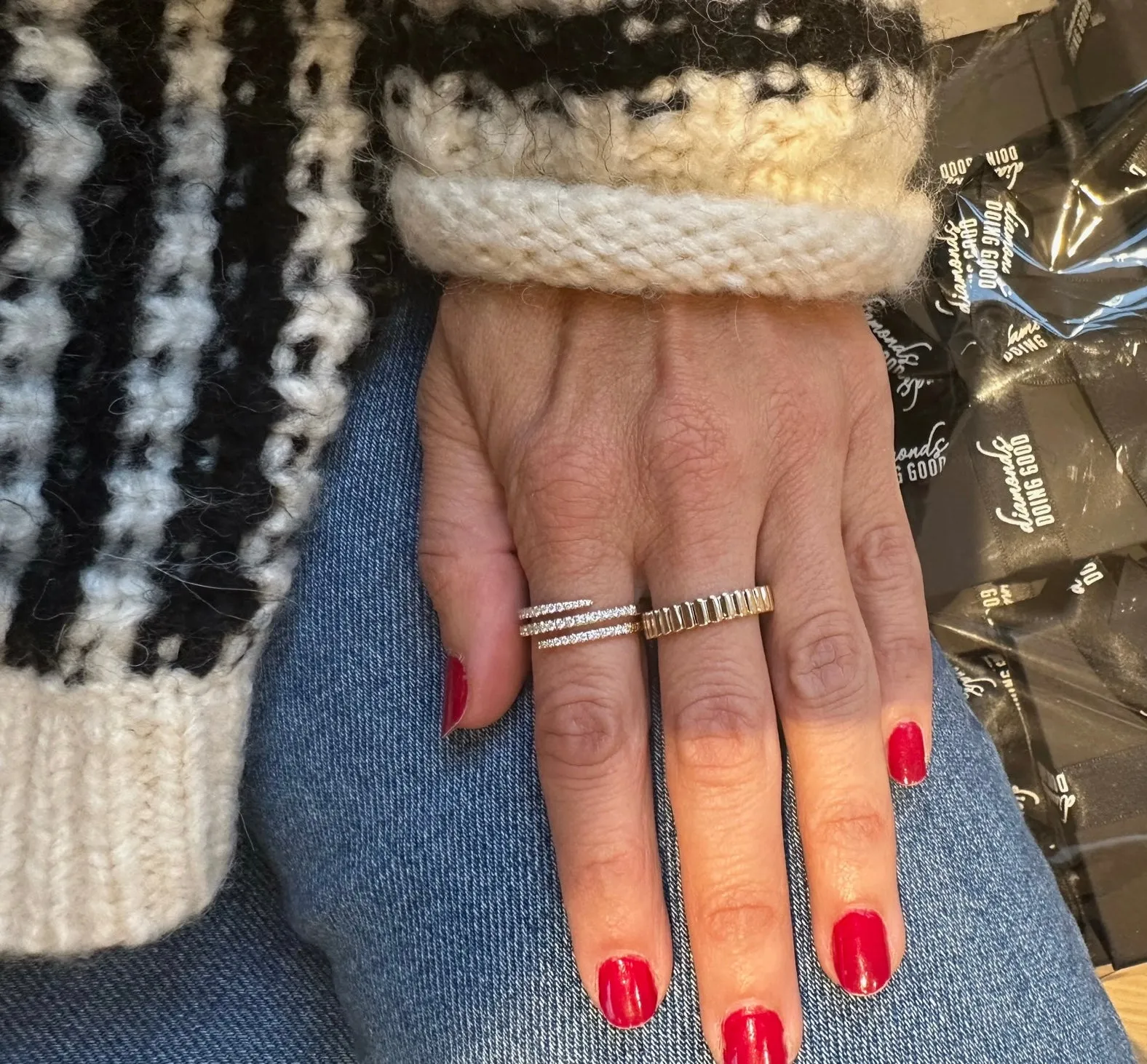 Gold Fluted Ring