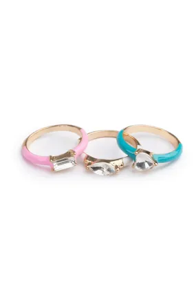 Great Pretenders Rings - Boutique Chic Crystal Cool